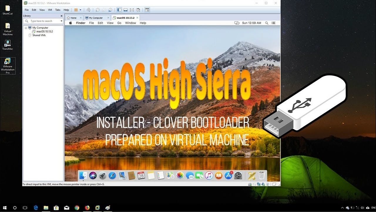 vmware virtual machine for mac os on windows